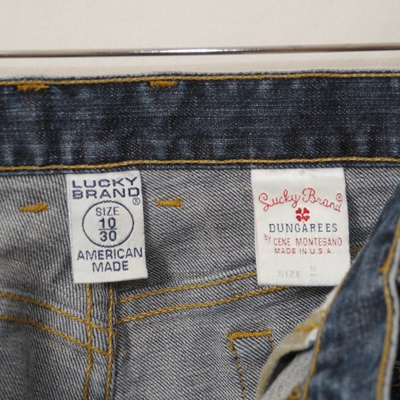 Lucky Brand Dungarees Boot Cut Jeans Size 10 - Picture 5 of 12